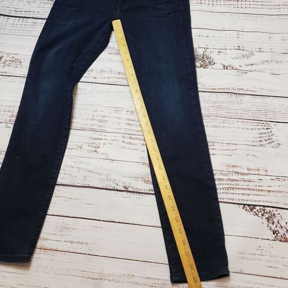 True Religion Halle Mid Rise Super Skinny Jeans Size 30 dark wash - Picture 9 of 14
